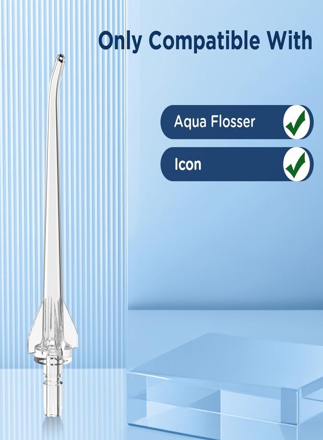 FreFeel Upgraded Replacement Heads for Aquasonic Aqua/Icon Water Flosser | 6 Classic Jet Tips + Travel-Ready Storage Case Bundle | Compatible with Aqua Flosser & Icon Models - Image 2